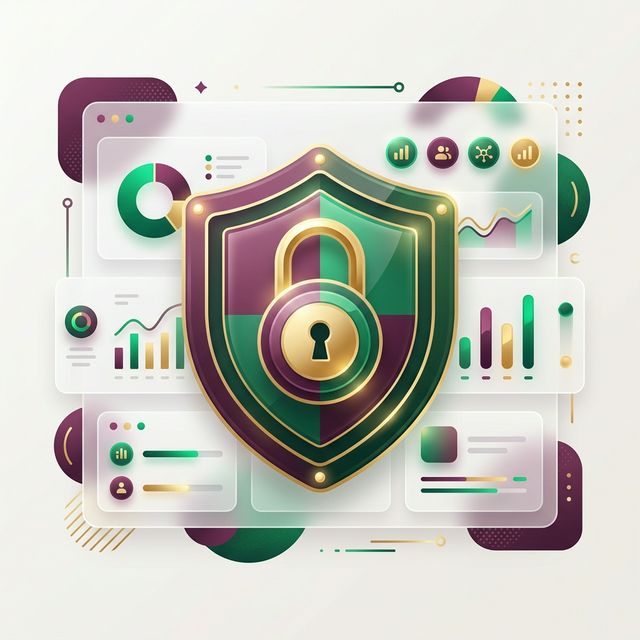 Illustration of digital security and privacy
